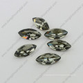 9 * 18mm Black Diamond Horse Eye Kristall Schmuck Stein für Großhandel